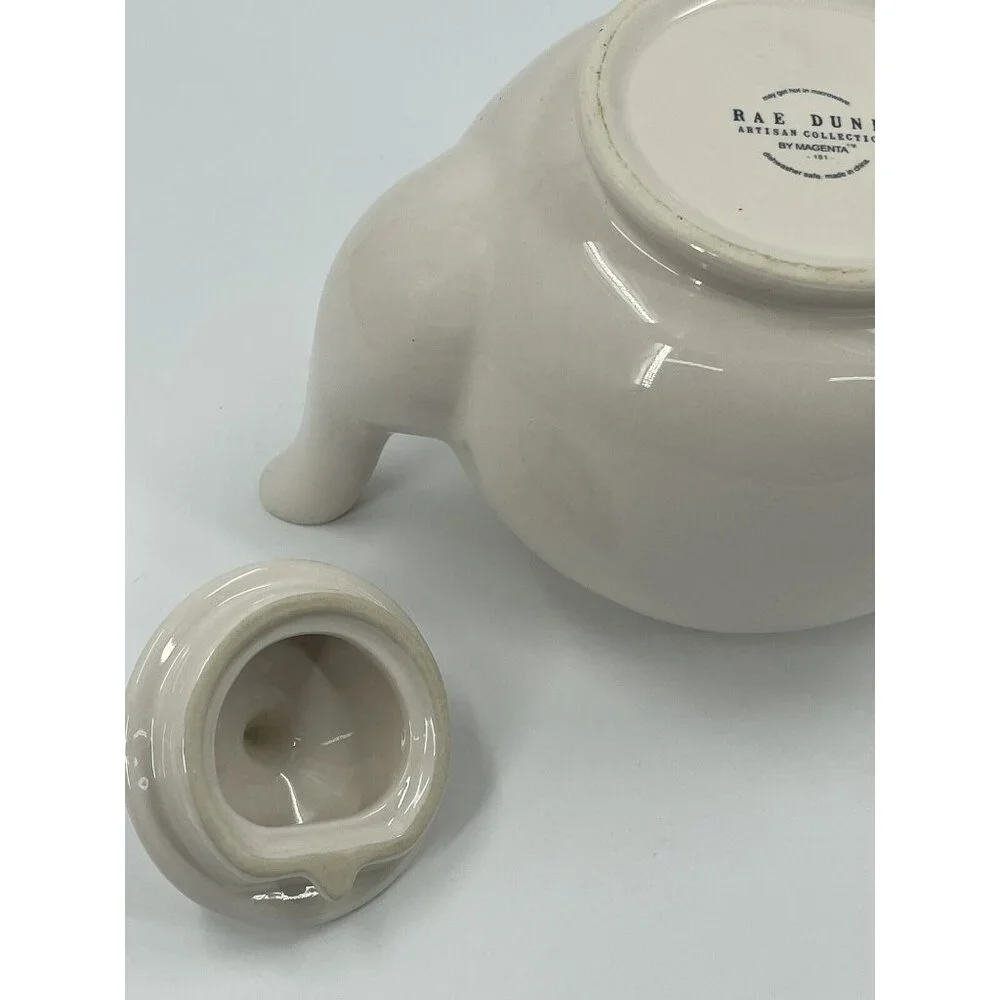 Rae Dunn 'TEA' Teapot Artisan Collection by Magenta #181‎